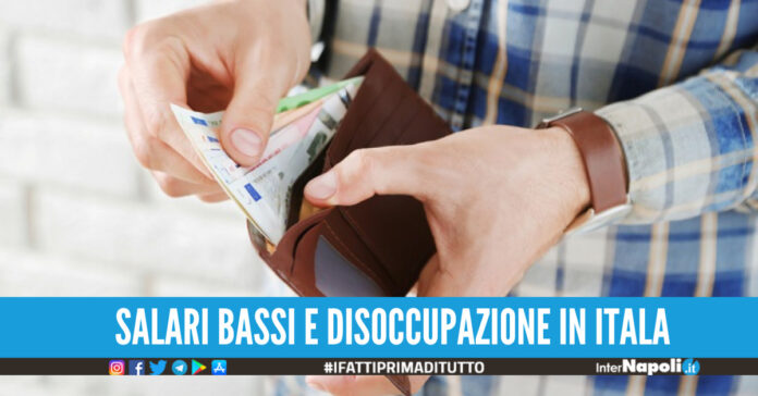In Italia negli ultimi 30 anni i salari sono aumentati solo dell'1%