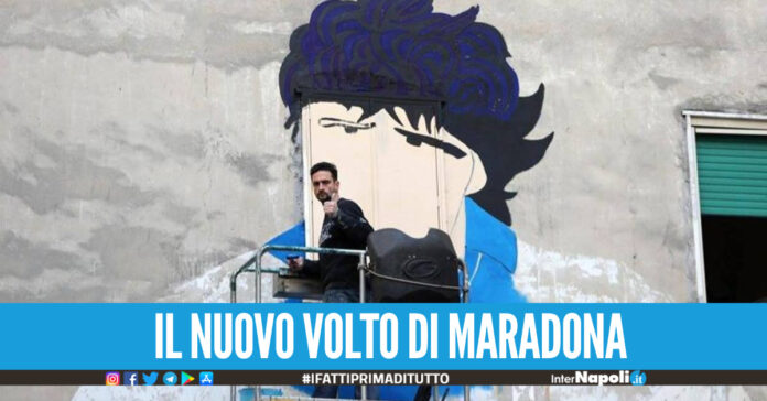 Restyling per il murales di Maradona ai Quartieri Spagnoli, è tra le mete più visitate a Napoli