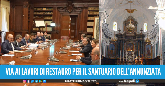 Svolta per il Santuario di Mari SS. Annunziata di Giugliano, stanziati 4 milioni di euro per il restauro
