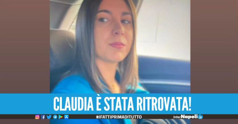 Lacrime di gioia a Giugliano, l'annuncio della sorella: "Claudia Giannetto è stata ritrovata, grazie a tutti"