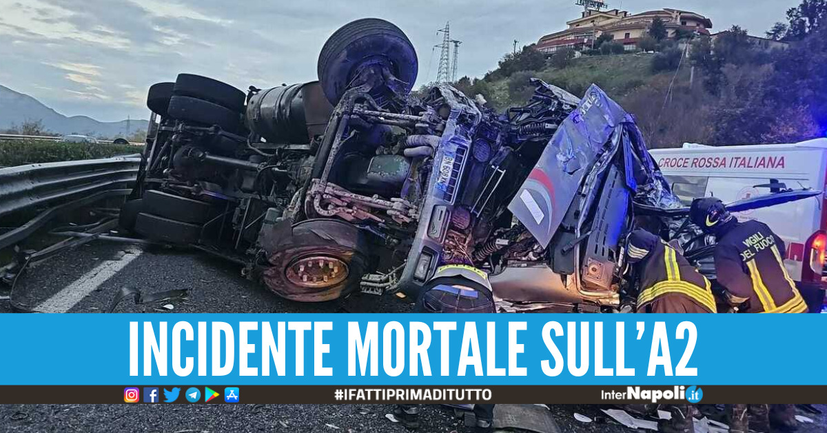 Incidente Mortale Sull Autostrada In Campania Autocisterna Si Ribalta Identificata La Vittima