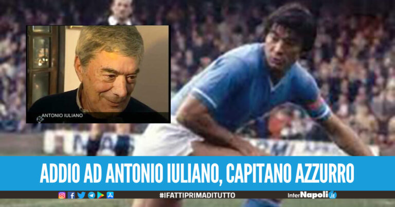 Lutto nel calcio, addio ad Antonio Juliano storica bandiera ed ex capitano del Napoli