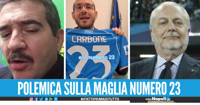 Maglietta ai consiglieri comunali con il numero 23 bufera sul presidente De Laurentiis