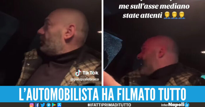 rapina sull'asse mediano finestrino rotto