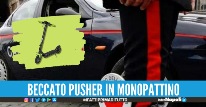 torre del greco eroina in monopattino