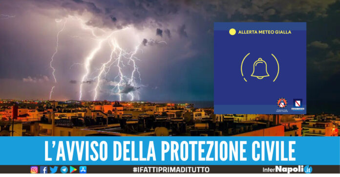 ALLERTA METEO GIALLA CAMPANIA