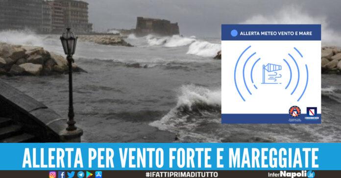 allerta vento campania