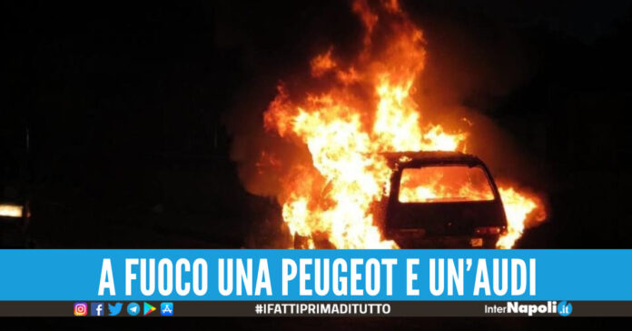 incendio auto marigliano