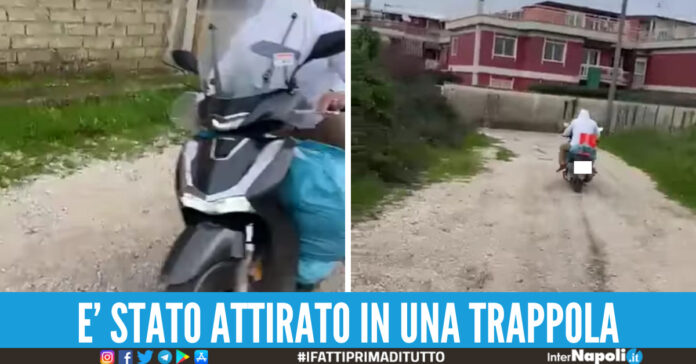 calvizzano rider rapinato