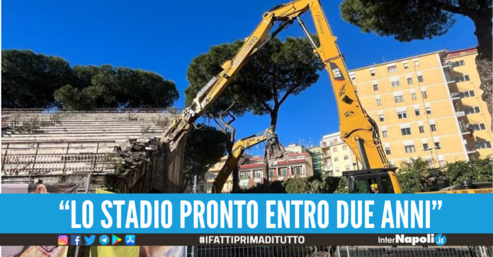 stadio collana demolizione