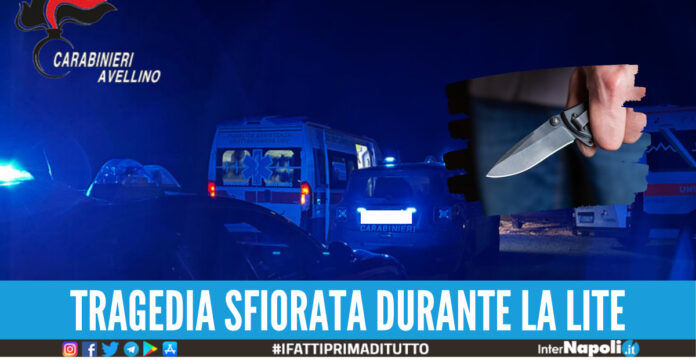 tenta di accoltellare il fratello avellinese