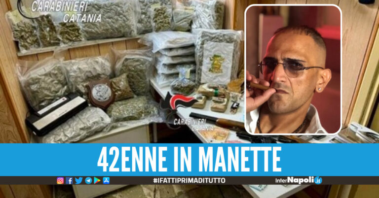 Soldi, armi e 18 chili di droga in casa: arrestato cantante neomelodico a Catania