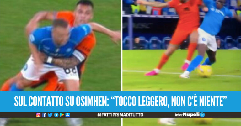 Napoli-Inter, l’audio Var dopo il contatto Lautaro-Lobotka: “Nessun fallo, goal regolare”