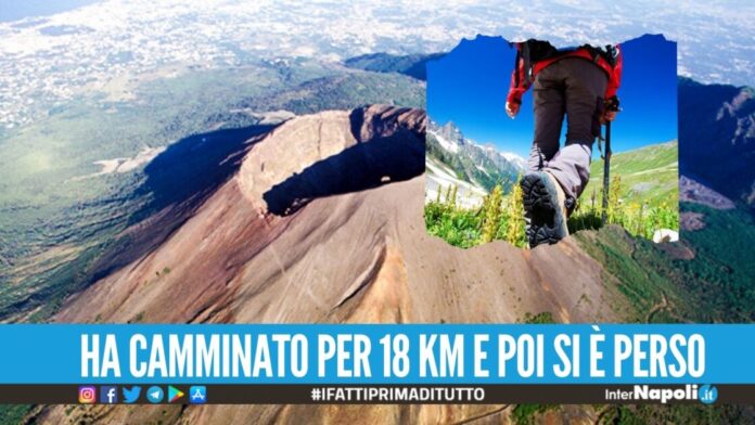 Passeggia sul Vesuvio prima del Cenone, 38enne ritrovato dai carabinieri