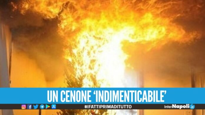 Incendio nel Napoletano, un candela brucia il tavolo della Vigilia