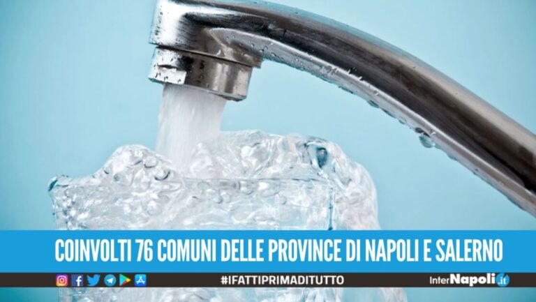 Irregolarità sul servizio idrico in Campania, danno erariale da 90 milioni