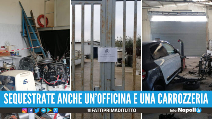 controlli e sequestri a giugliano