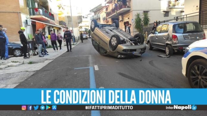 Incidente a Giugliano, donna finisce in ospedale: auto sequestrate