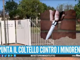 "Andate via o vi ammazzo", minaccia 2 ragazzini fuori la villa comunale di Giugliano
