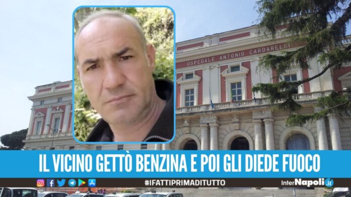 Il vicino gli diede fuoco nella lite, Giuseppe muore al Cardarelli