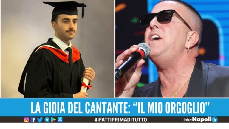 Si laurea il figlio di Franco Ricciardi, l'ironia: "Io terza media serale“