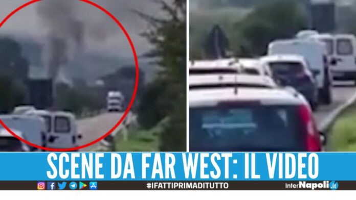 Colpi di kalashnikov esplosi contro il portavalori, caccia ai rapinatori