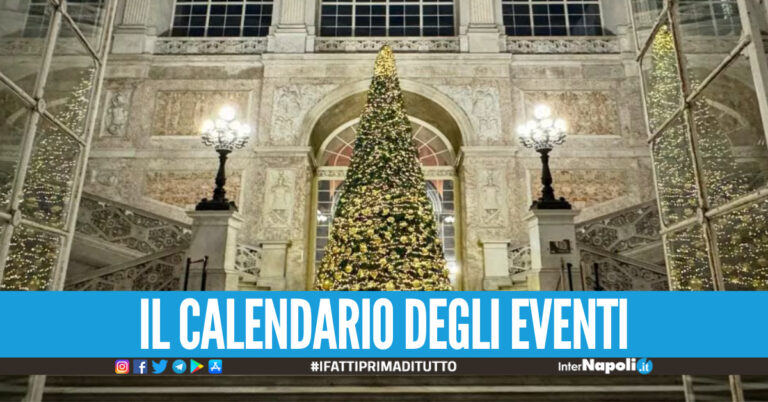 Al Palazzo Reale di Napoli è già Natale, aperture straordinarie e biglietti a 3 euro