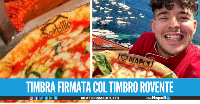 Pizza napoletana firmata col timbro rovente, la moda spopola su TikTok
