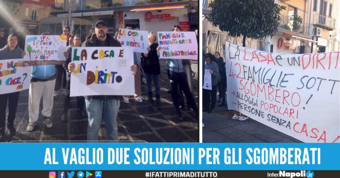 Sgombero via Bosco a Casacelle a Giugliano, le famiglie incontrano il sindaco arrivano buone notizie