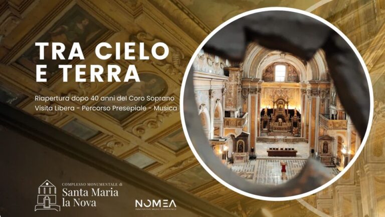 Tra cielo e terra, dopo 40 anni riapre il Coro Soprano della Chiesa nel Complesso Monumentale di S. Maria La Nova