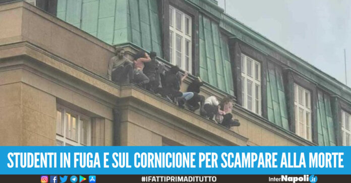 attentato università praga