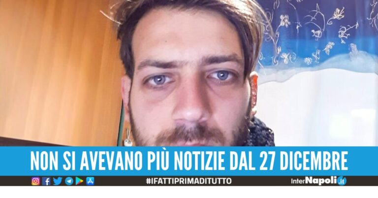 Antonio Boccia, il 28enne scomparso da Ottaviano è stato rintracciato dai genitori