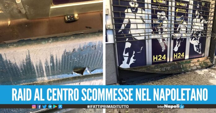 Banda degli incappucciati in azione nel Napoletano, raid contro un'agenzia di scommesse