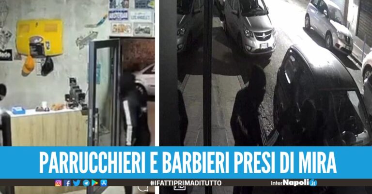 Banditi scatenati tra Casoria, Casavatore e Secondigliano raid in 3 attività di parrucchieri e barbieri