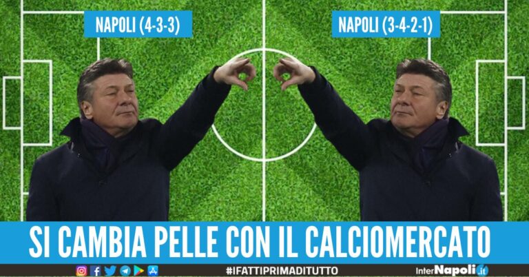 Calciomercato Napoli 4-3-3 3-4-1-2