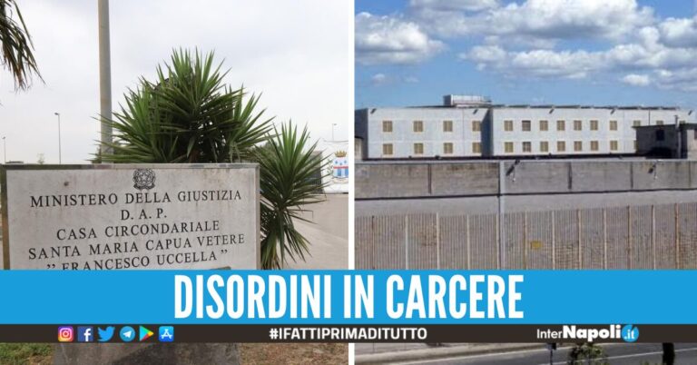 Alta tensione nelle carceri in Campania, rivolte e barricate in cella dei detenuti