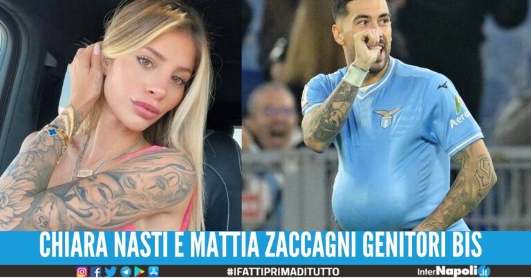 Zaccagni segna il rigore al derby e annuncia la gravidanza della moglie Chiara Nasti: 