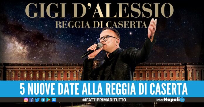 Cinque date alla Reggia di Caserta, Gigi D'Alessio