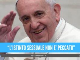 Il papa invita a non confondere l'amore fisico e il piacere sessuale con la lussuria.