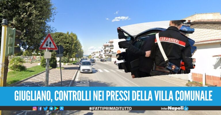 Giugliano, carabinieri e ispettorato del lavoro in via Primo Maggio: sospese due attività commerciali