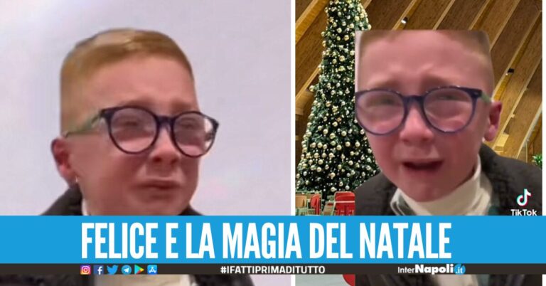 Chi è Felice, il bimbo di 6 anni di Giugliano diventato virale durante le feste di Natale