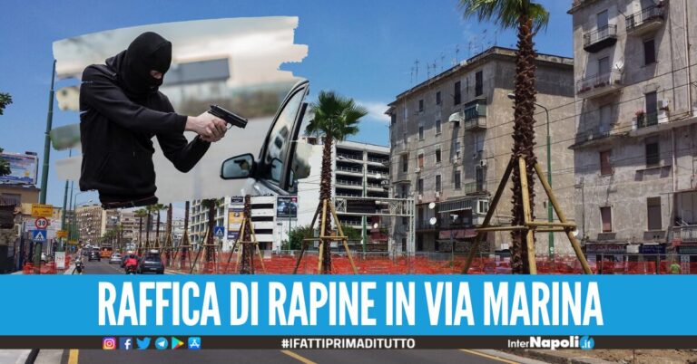 “Aiuto, aiuto”. Marito e moglie rapinati in via Marina, il raid fallisce dopo le urla della donna: arrestati due malviventi
