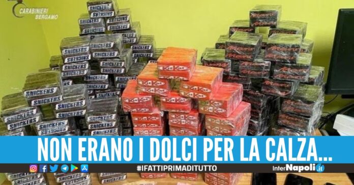Nascondono 80kg di hashish nelle barrette di Mars, Kit Kat e Sneakers.