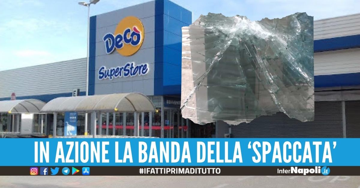 Cassaforte scassinata al Supermercato In Grande