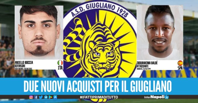 Giugliano, i primi colpi del mercato invernale: l’attaccante Baldè e il difensore Boccia