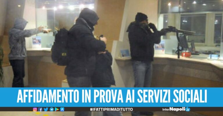 Da Giugliano a Milano per una rapina milionaria in banca, scarcerato componente della banda del buco