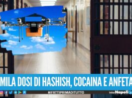 Droga col drone nel carcere di Benevento, scoperti due pregiudicati napoletani sono ai domiciliari