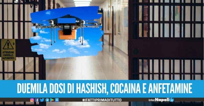 Droga col drone nel carcere di Benevento, scoperti due pregiudicati napoletani sono ai domiciliari