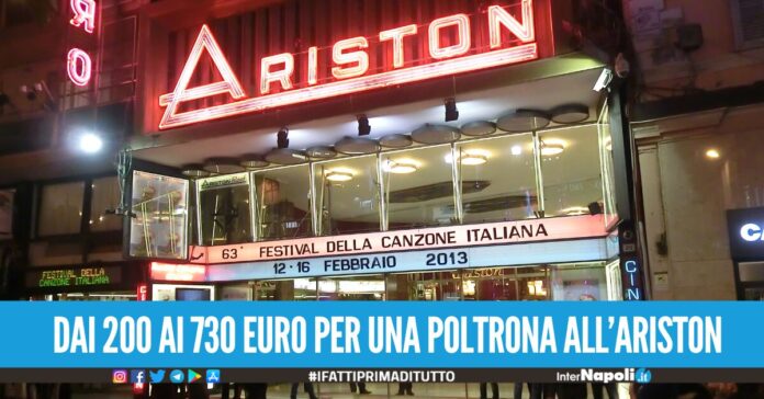 In vendita i biglietti per il festival di Sanremo 2024 regolamento e costi per ogni serata