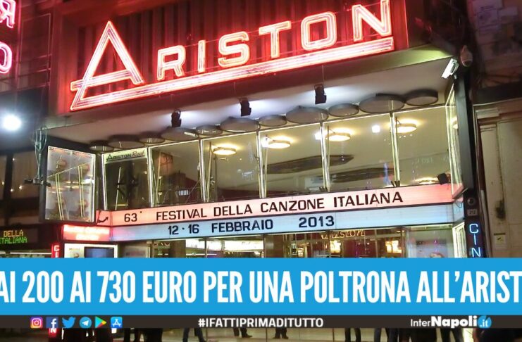 In vendita i biglietti per il festival di Sanremo 2024 regolamento e costi per ogni serata